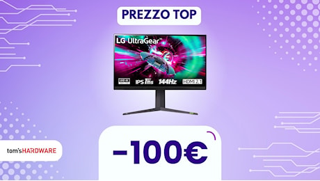 Se ti sei perso l'offerta Prime guarda qui: questo ASSURDO monitor da gaming LG è ancora al MINIMO! (-100€)