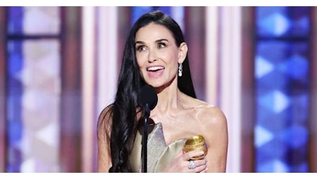 Demi Moore: il bellissimo discorso ai Golden Globe Award