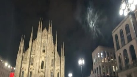 Capodanno a Milano, i festeggiamenti in Duomo