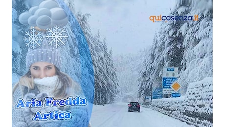 Meteo: arriva il Ciclone dell’Immacolata. Affondo freddo artico, Sila pronta al pieno di neve