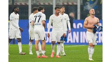 Inter Napoli, a fine partita arriva il messaggio social della compagna