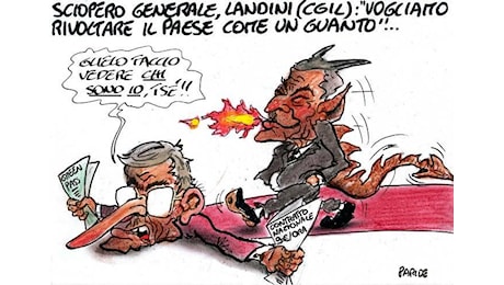 Il guanto di Landini