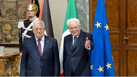 Mattarella riceve Abu Mazen: “La soluzione due popoli-due stati sia immediata”. Il leader palestinese: il 7 ottobre disumano e inaccettabile