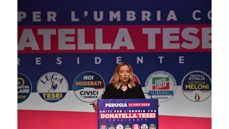 Elezioni regionali Umbria, i leader del centrodestra a Perugia