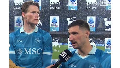 McTominay e Politano d’accordo nel post partita: “Scudetto? Vi spieghiamo”