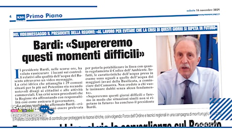 «SUPEREREMO QUESTI MOMENTI DIFFICILI»