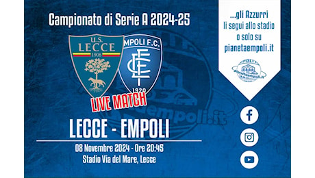 LECCE vs EMPOLI : LIVE MATCH