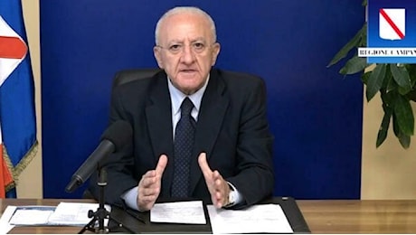 De Luca: Autonomia, accordo coesione e sanità, i traguardi del 2024