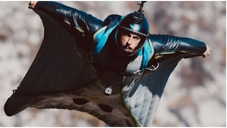 Base jumper nato a Breno muore lanciandosi con la tuta alare in Trentino