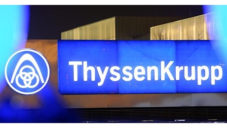 Thyssenkrupp, verso taglio 11mila posti in 6 anni