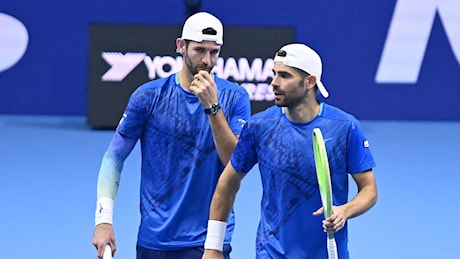 Atp Finals, delusione Vavassori: ma la semifinale è ancora possibile