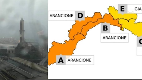 Maltempo, ancora temporali intensi: l’allerta arancione prorogata fino alle 15 di domenica sul centro ponente