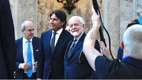 Antonio Conte, l'intervista integrale a Palazzo Reale: Il Napoli deve essere il traguardo per tutti, io sono già in debito con la città