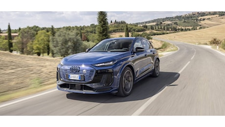 Nuovo Audi Q6 e-tron, la prova. Quanto migliora il Suv elettrico