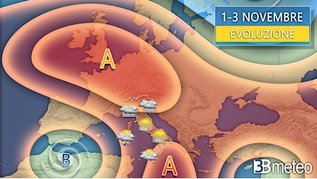 Meteo - Ognissanti e primo weekend di novembre con l'alta pressione ma avremo altre insidie. I dettagli