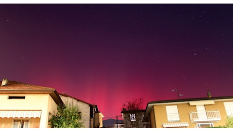 L’aurora boreale si è vista anche nella Bergamasca, la sera del 10 ottobre